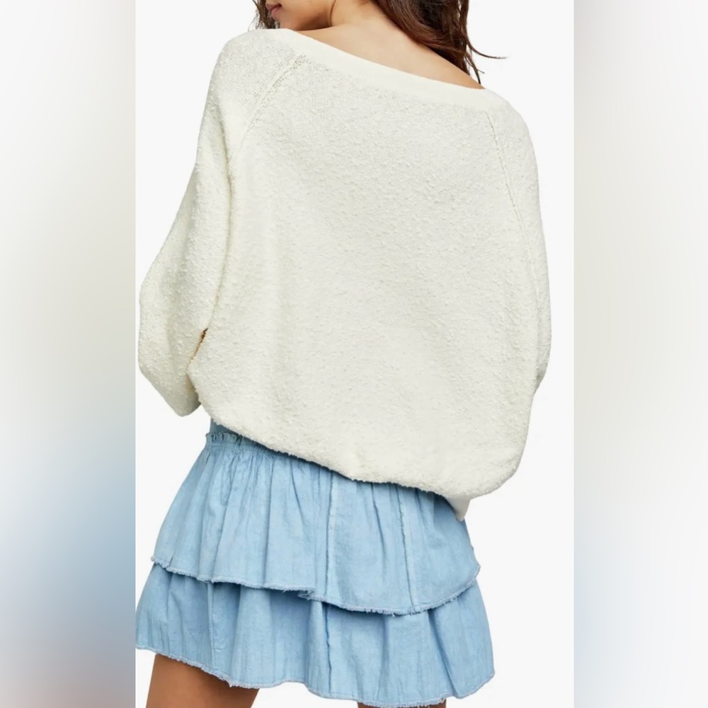 Free People Found My Friend Pullover Sweater XS - Picture 4 of 8